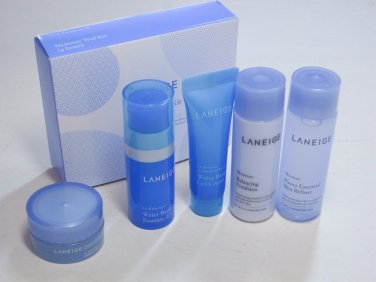 Laneige Moisture Trial Kit 5 items refiner emulsion gel cream sleeping mask