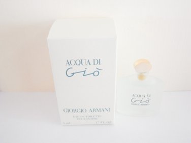 Giorgio Armani Acqua di Gio eau de toilette 0.17oz/5ml mini boxed