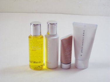 RMK set creamy polish base skinturner soap oil w/ make up pouch