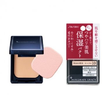 Shiseido Integrate Gracy Moist Powder SPF22 OC10 with case
