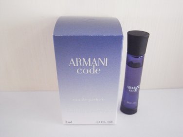 Giorgio Armani Code eau de parfum 3ml / 0.1 oz mini boxed