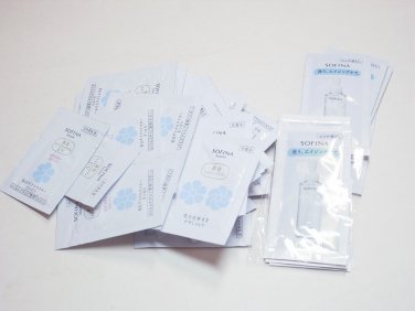 Sofina Beaute Whitening set Cleansing Oil Lotion Milk UV Cut 65 pieces