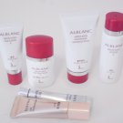 Sofina Alblanc set day emulsion lotion spf50 white lift massage pack