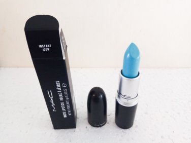 MAC Matte Lipstick Instant Icon new in box light blue