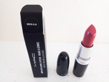 MAC Amplified Lipstick Brick-O-La new in box mid tone berry