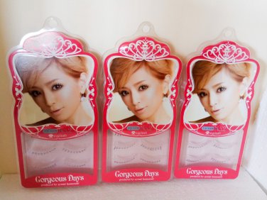 Gorgeous Days by Ayumi Hamasaki false eyelash x 3 lower eyeline Japan