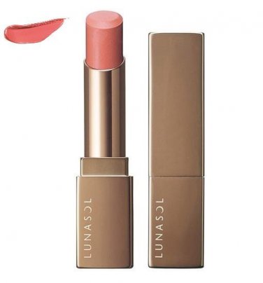 Kanebo Lunasol Full Glamour Lips #43 Autumn Coral lipstick