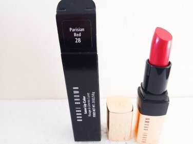 Bobbi Brown Luxe Lipstick #28 Parisian Red new in box