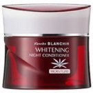 Kanebo Blanchir Whitening Night Conditioner 40g with whitening mask 6 pcs