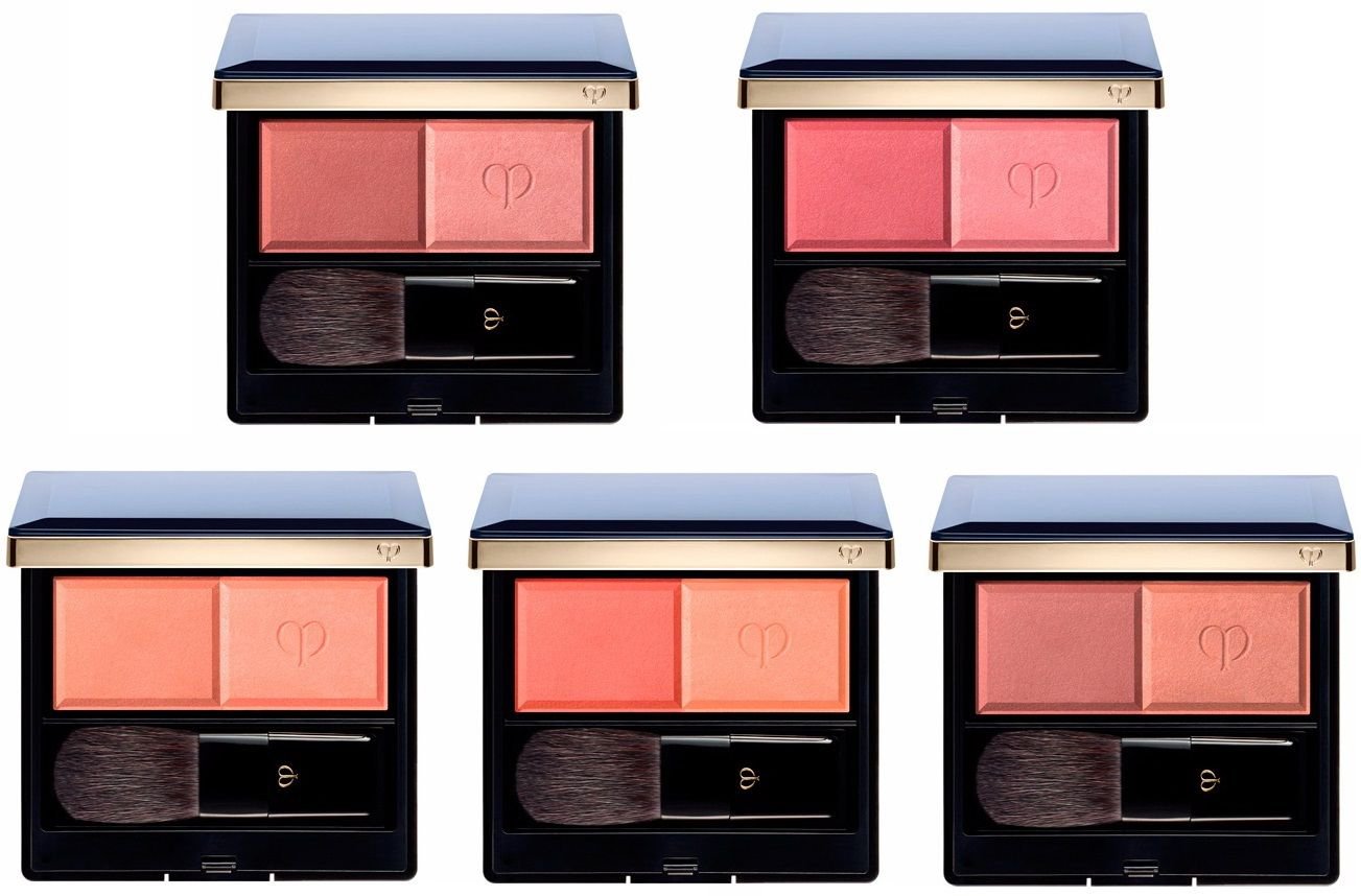 Shiseido Cle de Peau Beaute Powder Blush Duo refill with case