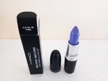 MAC Matte Lipstick Flatter me Fierce new in box light purple