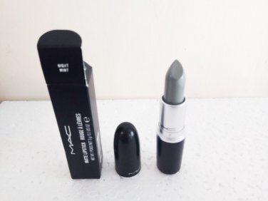 MAC Matte Lipstick Night Mint new in box mint grey