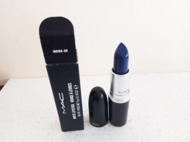 MAC Matte Lipstick Indigo-Go new in box blue purple