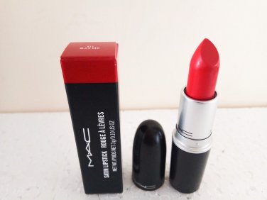 MAC Satin Lipstick M.A.C Red new in box blush red