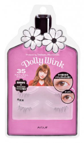 Dolly Wink false eyelash No.35 Natural Point Koji japan Tsubasa Masuwaka w/ gift