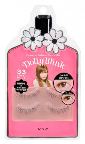 Dolly Wink false eyelash No.33 Sweet Nude Koji japan Tsubasa Masuwaka w/ gift