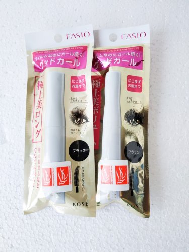 Kose Fasio Good Curl Mascara made in Japan lash volume long