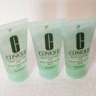 Clinique Liquid Facial Soap 30ml x 3 dry combination new face cleanser