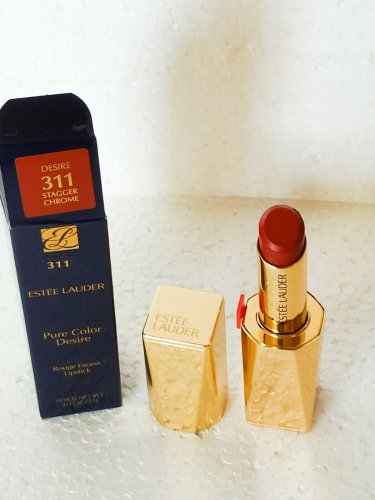 Estee Lauder Pure Color Desire #311 Stagger Chrome Rouge Excess Lipstick