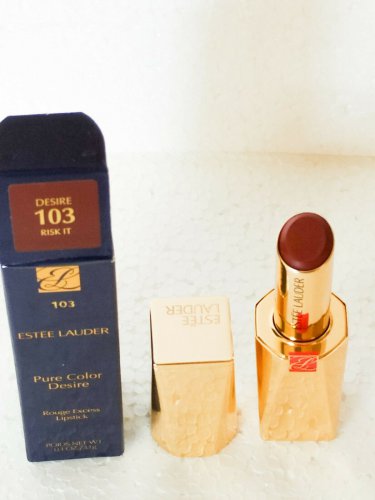 Estee Lauder Pure Color Desire #103 Risk It Rouge Excess Lipstick