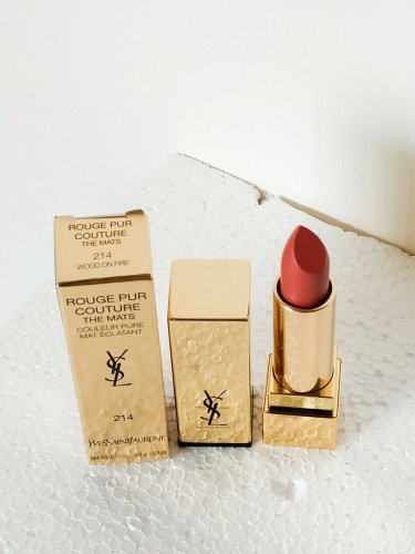 YSL Rouge Pur Couture The Mats #214 Wood on Fire Yves Saint Laurent