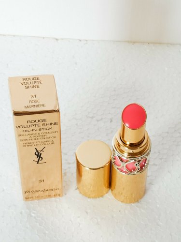YSL Rouge Volupte Shine #31 Rose Mariniere Yves Saint Laurent lipstick