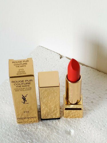 YSL Rouge Pur Couture The Mats #213 Orange Seventis Yves Saint Laurent