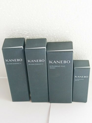 Kanebo Set scrubbing mud wash on essence serum 4 pieces