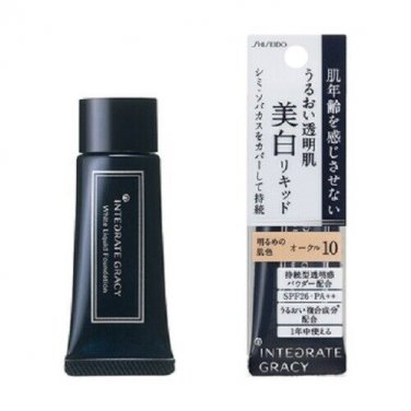 Shiseido Integrate Gracy Whitening Liquid Foundation SPF26 PO10