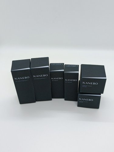 Kanebo Skincare Sample Set day cream lift serum on skin essence