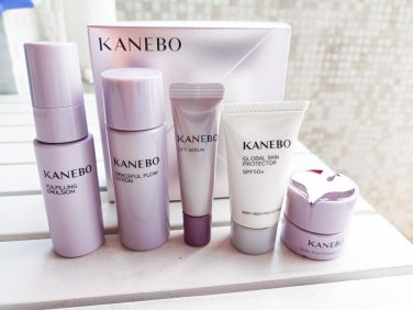 Kanebo Skincare Sample Set graceful lotion emulsion cream lift serum UV
