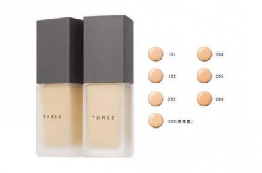 The Three Flawless Ethereal Fluid Foundation 30ml made in Japan