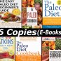 Easy Healthy Paleo Diet Recipes : SIX(6) E-Cook Books Package
