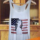 Lana Del Rey With Amarica Flag Tank top, T shirt, T shirt Girl, Tank top Ladies, Tank top Mens