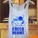 Check Meowt Cat Sunglasses blue Tank top, T shirt, T shirt Girl, Tank top Ladies, Tank top Mens