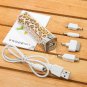 2500mAh Power Charger Battery Bank for iPhone 4/4S, Various Cell Phones and Digital Devices