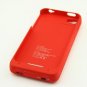1900mAh External Backup Rechargeable Battery Charger Case Cover For iPhone 4 4S Red