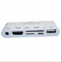 6 in1 HDMI Dock Adapter AV USB Cable Camera Connection Kit For Apple iPad