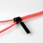 KingTime Orange 3.5mm plug in-ear stereo zip metal earphones for iphone, ipod, ipad,samsung