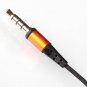 KingTime Orange 3.5mm plug in-ear stereo zip metal earphones for iphone, ipod, ipad,samsung