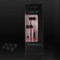 KingTime Black and Red 3.5mm plug in-ear stereo flat metal earphones for iphone, ipod, ipad,samsung