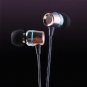 KingTime Coffee 3.5mm plug in-ear stereo TPE metal earphones for iphone, ipod, ipad,samsung