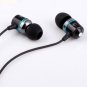 KingTime Black 3.5mm plug in-ear stereo TPE metal earphones for iphone, ipod, ipad,samsung