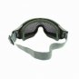 Unique Steel Mesh Protective Goggles Mask Army Green