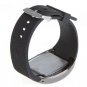 Cool Car Meter Dial Unisex Blue Flash Dot Matrix LED Racing Watch Black