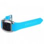 Cool Car Meter Dial Unisex Blue Flash Dot Matrix LED Racing Watch Blue