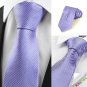 New Striped Lavender Purple Unique Men's Tie Necktie Wedding Holiday Gift #0022