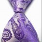 New Purple Paisley JACQUARD WOVEN Men's Tie Necktie