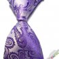 New Purple Paisley JACQUARD WOVEN Men's Tie Necktie