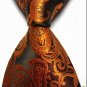 New Brown Paisley JACQUARD WOVEN Men's Tie Necktie